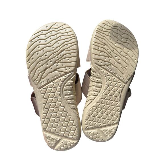 KuaiLu NEW Women Orthotic Slides Lightweight Slip On Sandals Beige Tan Size 8.5 - Picture 9 of 9